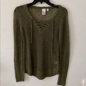 Hunter Green Knit Sweater